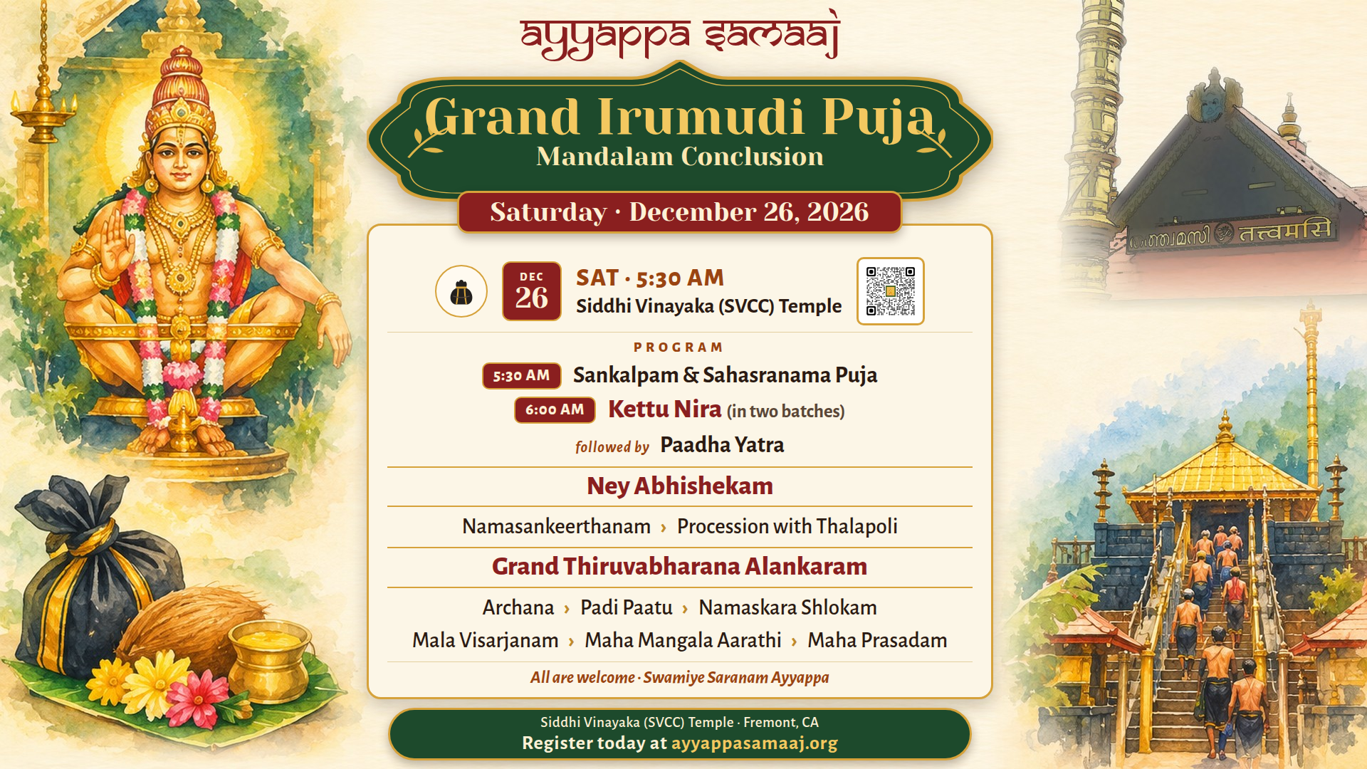 Grand Irumudi Puja
